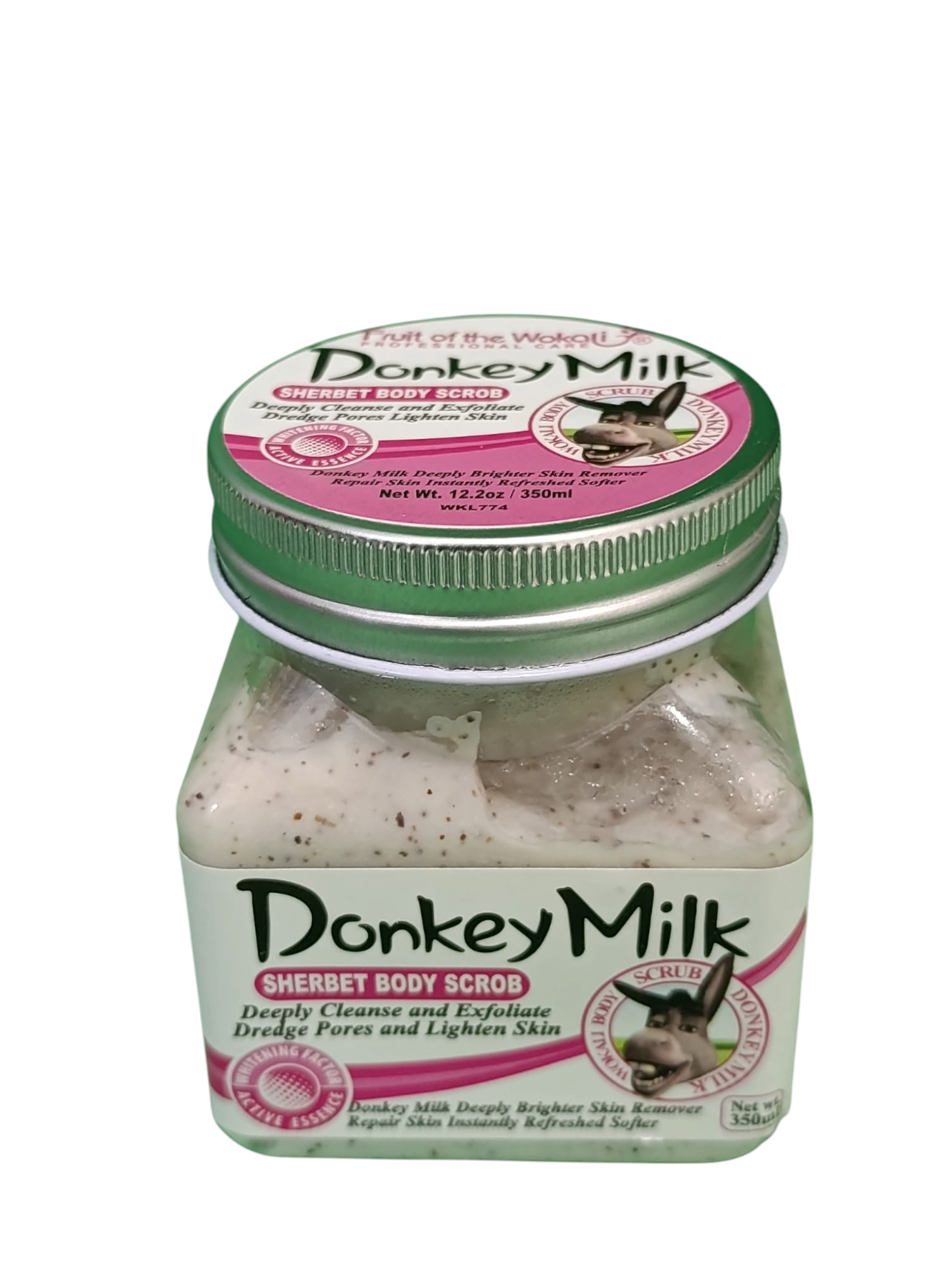 اسکراب بدن لایه بردار وکالی مدل شیر الاغ  Donkkey Milk