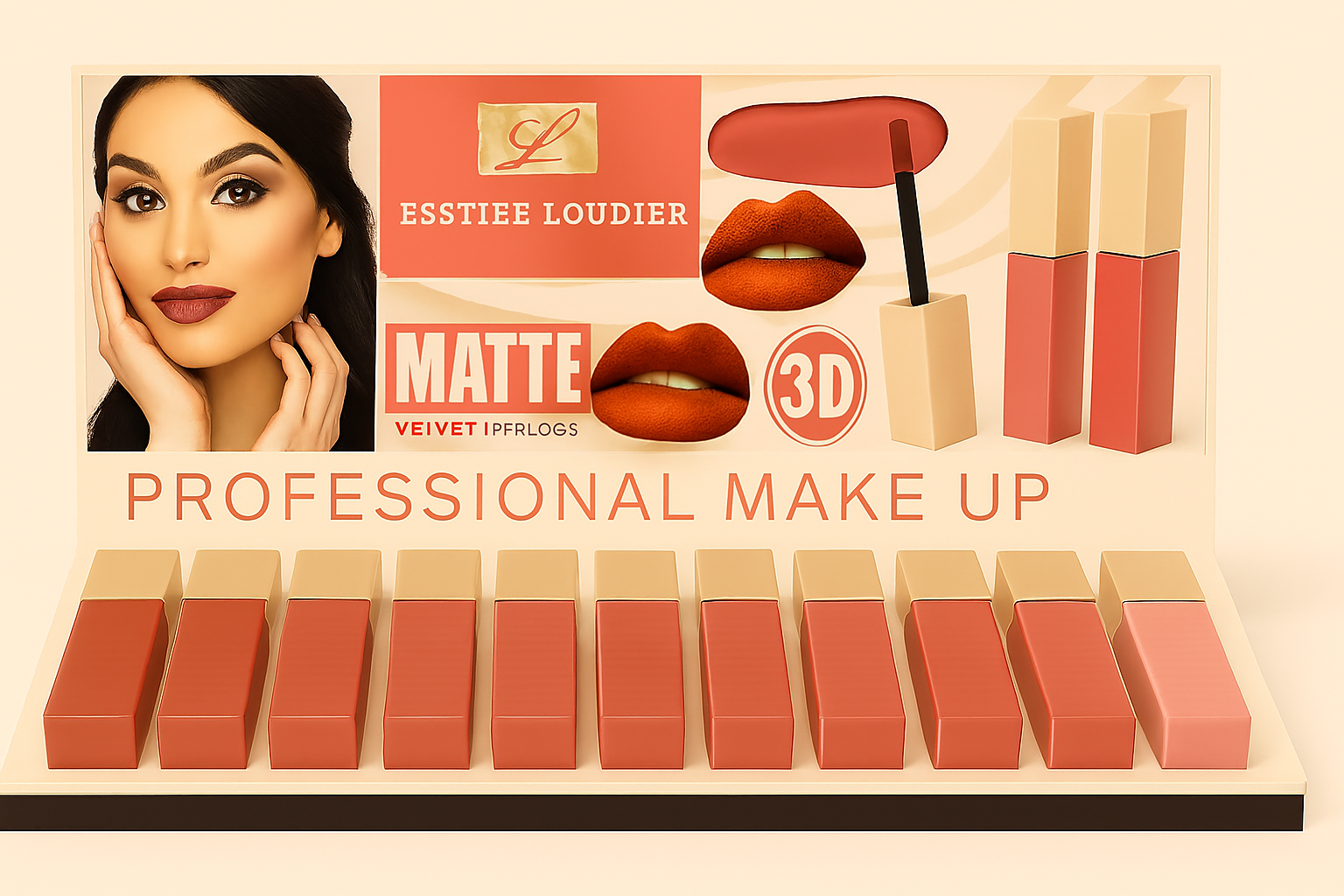 رژ لب مایع حرفه ای استی لادر بسیار رنگ زیبا