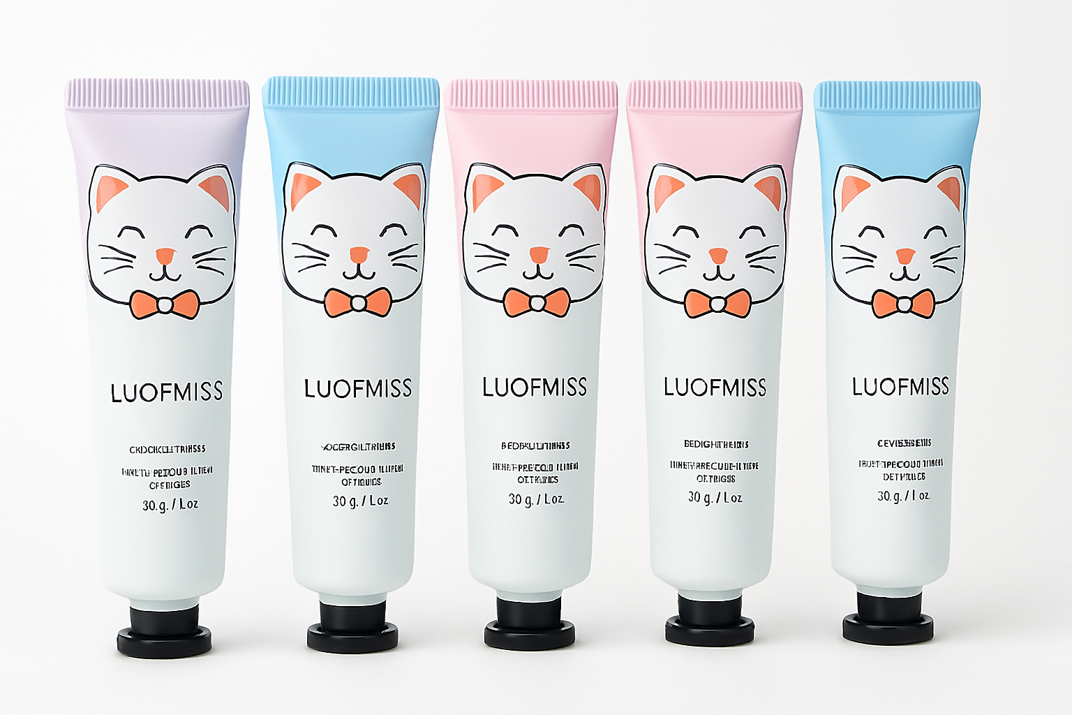 کرم دست مرطوب کننده و نرم کننده گربه ای لوفمیس - پک 5 عددی