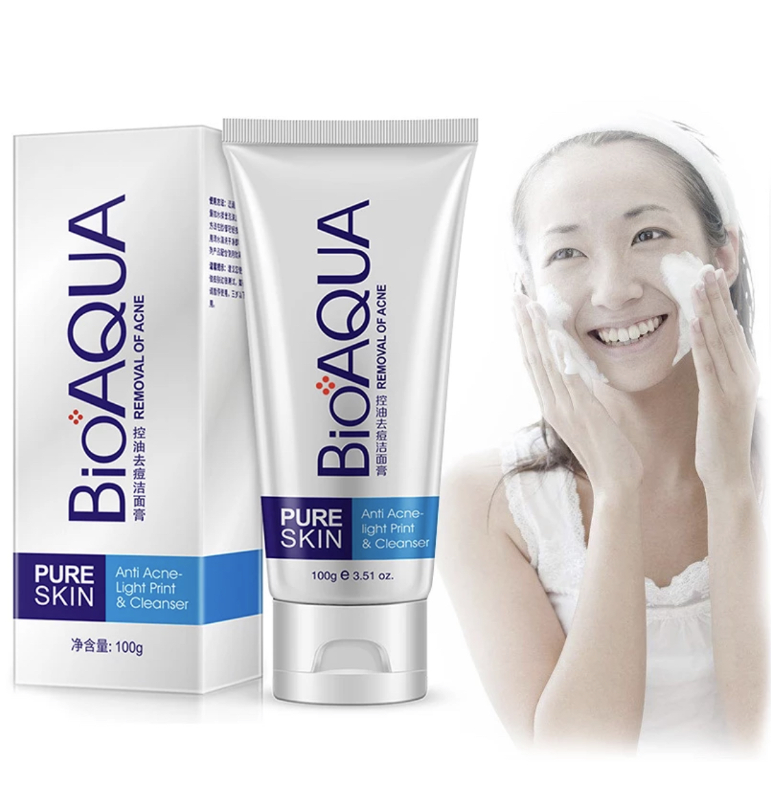 فوم شست و شو ضد جوش بیواکوا Bioaoua